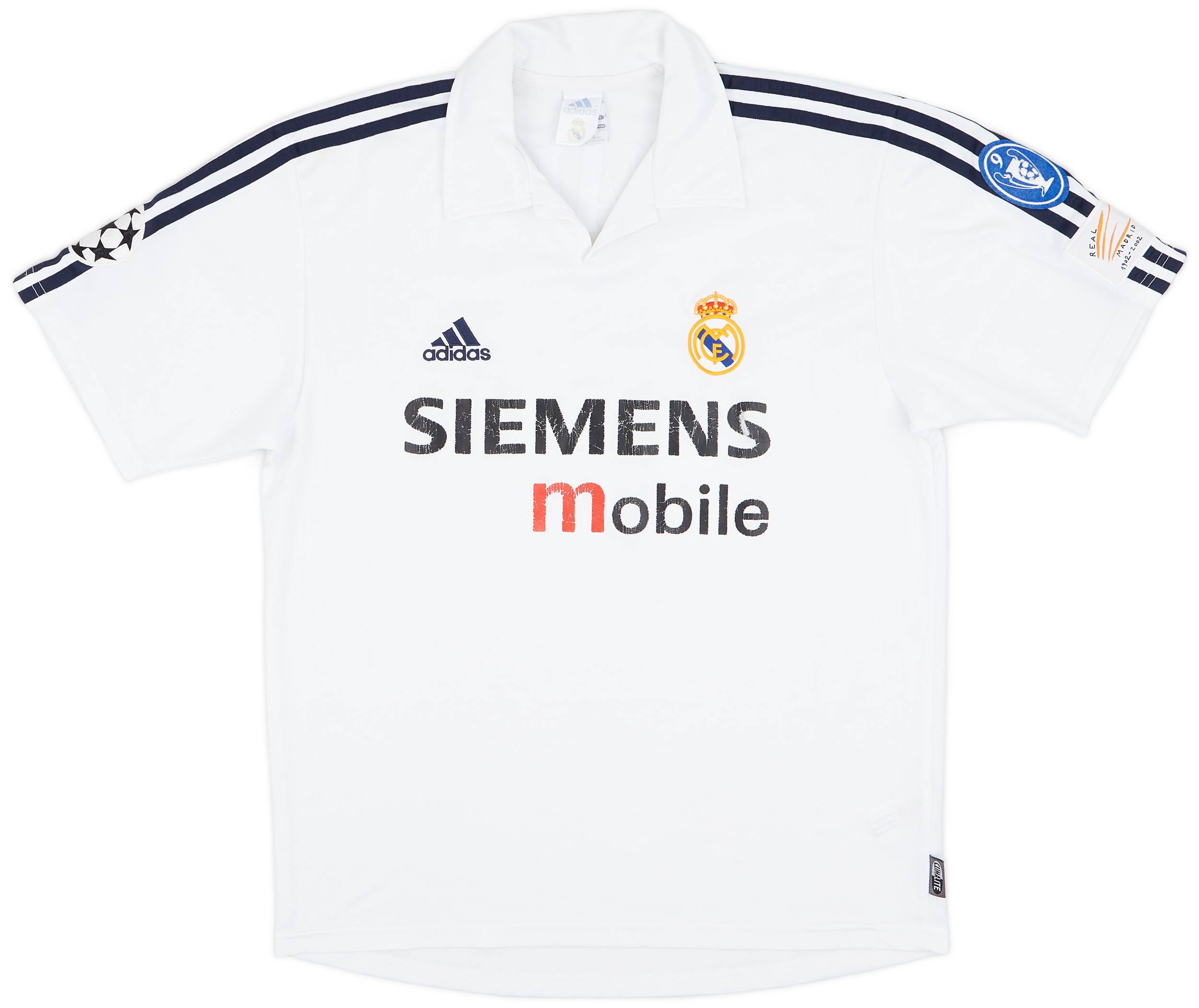 Ronaldo #11 Real Madrid Home Retro Jersey 2002/03