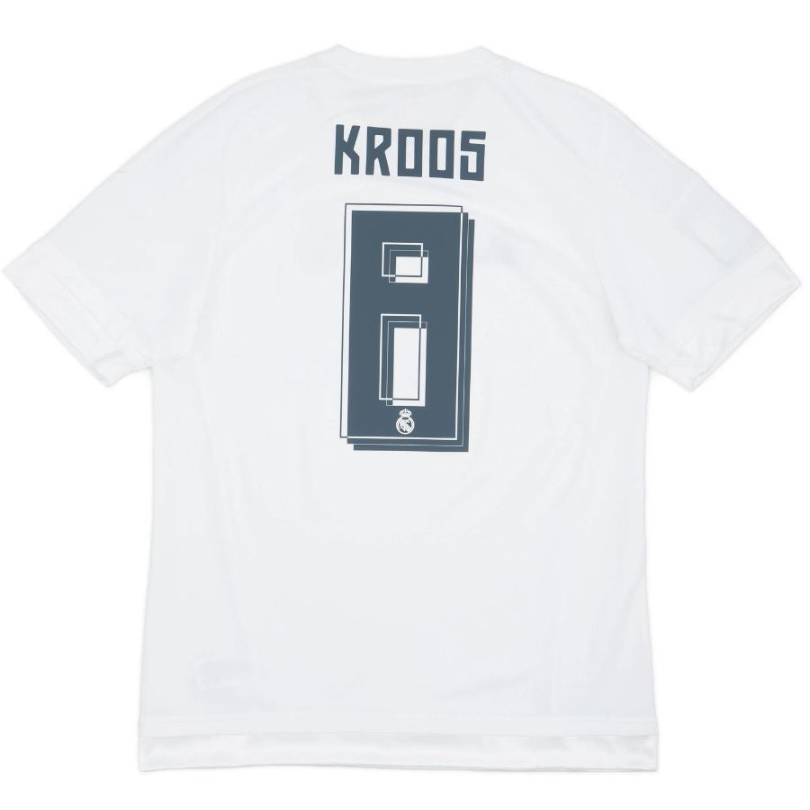Kross #8 Real Madrid Home Retro Jersey 2015/16