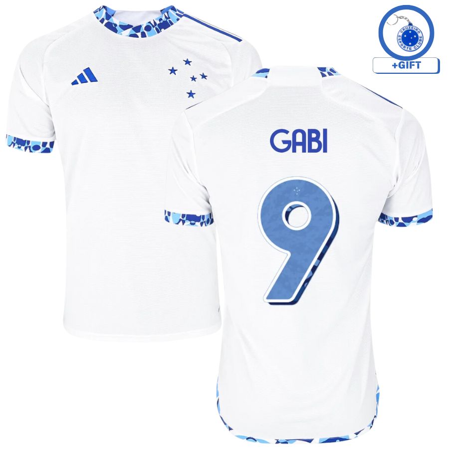 Cruzeiro Away GABI 9 Fan Jersey 2024/25 Gabigol
