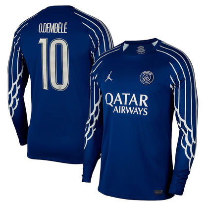 PSG Jordan Fourth Fan Jersey Long Sleeve 2024/25