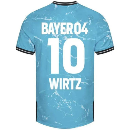 Bayer 04 Leverkusen Third Fan Jersey 2024/25 Patches UCL UEFA Foundation (Official Printing)