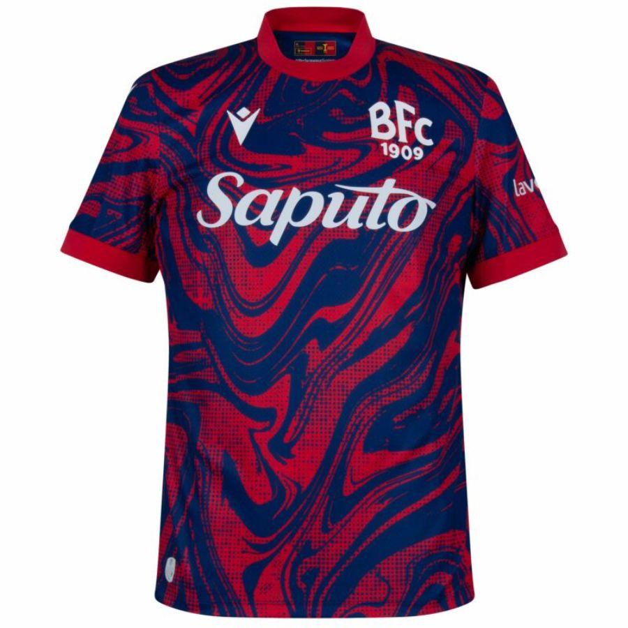 Bologna Third Fan Jersey 2024/25 Patches UCL UEFA Foundation (Official Printing)
