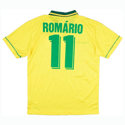 Brazil Home Romario 11 Retro Jersey 1994 World cup