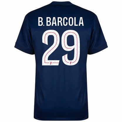 PSG Barcola 29 Home Fan Jersey 2025/26