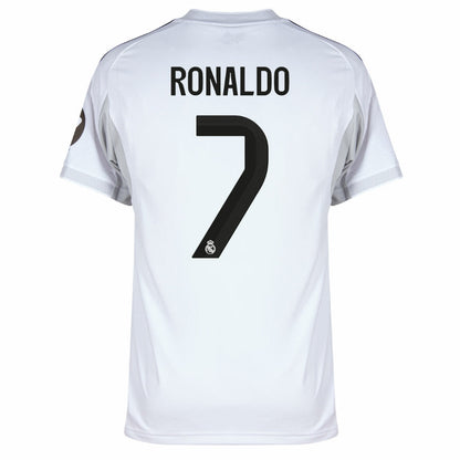 Real Madrid Ronaldo 7 Home Fan Jersey 2025/26 FIFA Intercontinental Champions Patch
