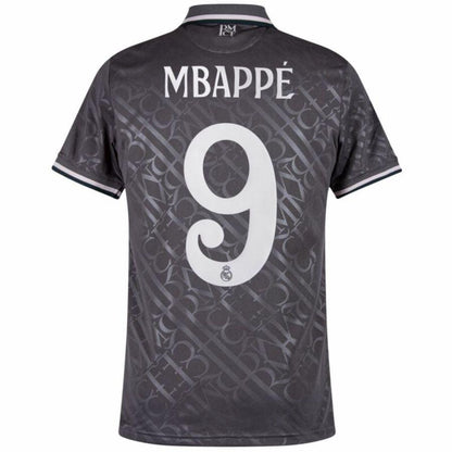 Real Madrid Third Fan Jersey 2024/25 Patches UCL UEFA Foundation (Official Printing)
