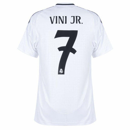 Real Madrid Home Fan Jersey 2024/25 Patches UCL UEFA Foundation (Official Printing)