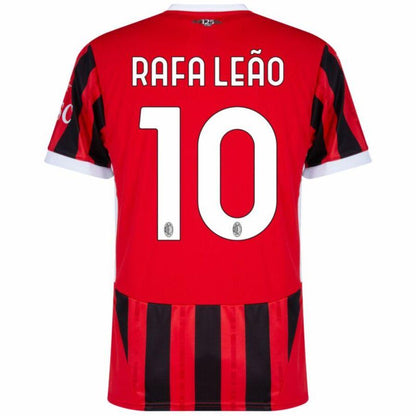 AC Milan Home Fan Jersey 2024/25 Patches UCL UEFA Foundation (Official Printing)